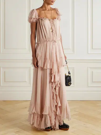 Chloé Silk-mousseline Gown | Thumbnail 2 Chloé Silk-mousseline Gown | Thumbnail 2