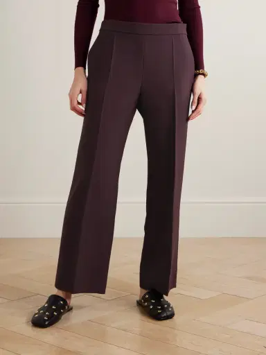 Chloé Wool-crepe Straight-leg Pants | Thumbnail 3 Chloé Wool-crepe Straight-leg Pants | Thumbnail 3
