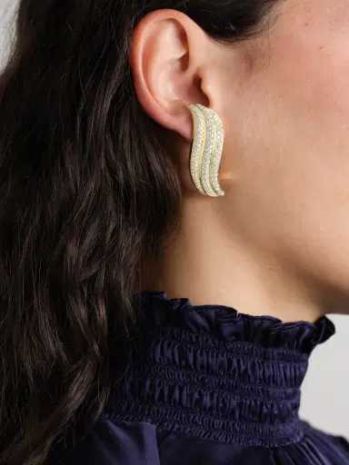 Anita Ko Celeste 18-karat Gold Diamond Earrings | Thumbnail 2