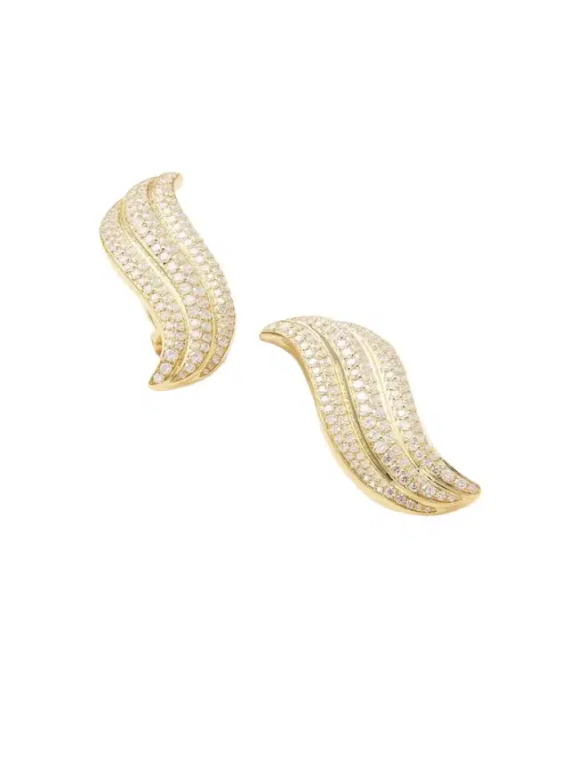 Anita Ko Celeste 18-karat Gold Diamond Earrings