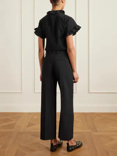 Chloé Wool-crepe Straight-leg Pants | Thumbnail 4 Chloé Wool-crepe Straight-leg Pants | Thumbnail 4
