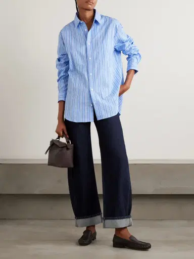 Matteau Striped Organic Cotton-poplin Shirt | Thumbnail 2