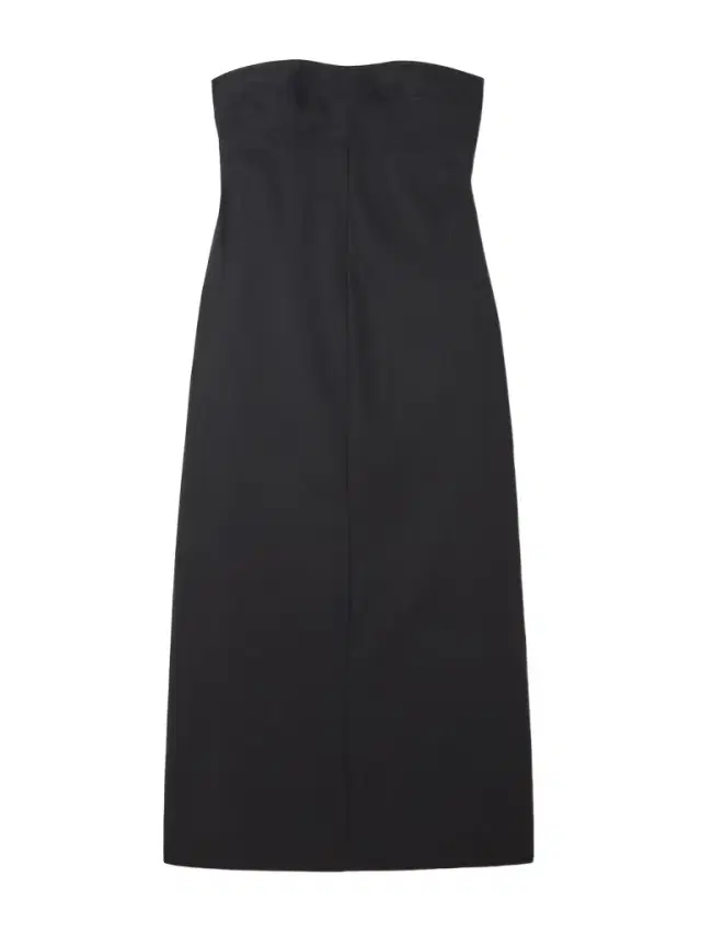Strapless Wool Maxi Dress