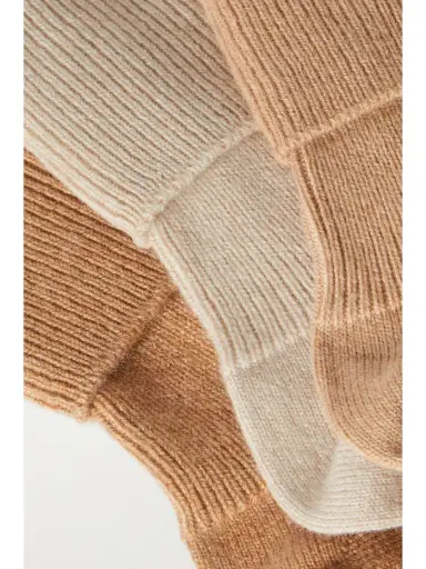 Johnstons of Elgin Set Of Three Ribbed Cashmere-blend Socks | Thumbnail 3 Johnstons of Elgin Set Of Three Ribbed Cashmere-blend Socks | Thumbnail 3