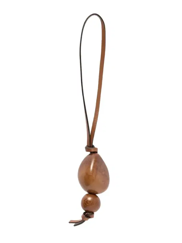 The Tagua Leather Bag Charm