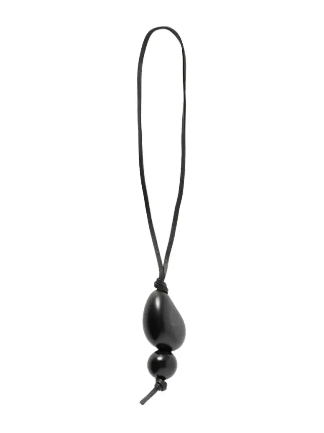 The Tagua Leather Bag Charm