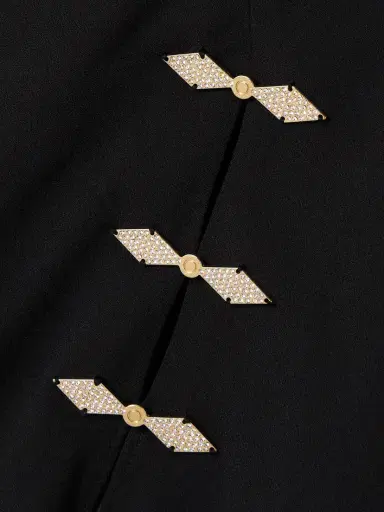 Saloni Souza Strapless Asymmetric Embellished Crepe Gown | Thumbnail 4 Saloni Souza Strapless Asymmetric Embellished Crepe Gown | Thumbnail 4