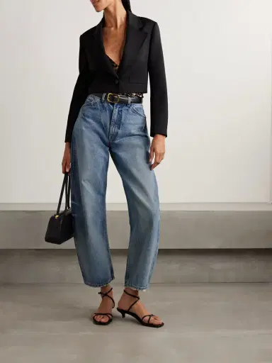 Nili Lotan Otis Mid-rise Barrel-leg Jeans | Thumbnail 2