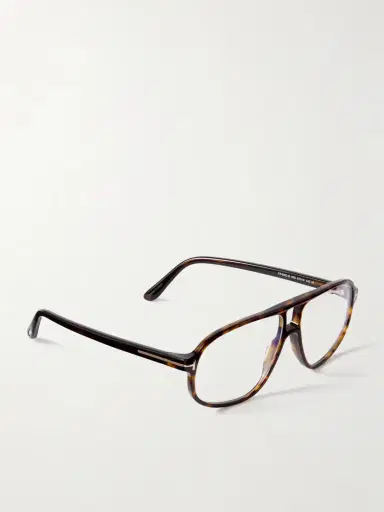 Tom Ford Aviator-style Tortoiseshell Acetate Optical Glasses | Thumbnail 3 Tom Ford Aviator-style Tortoiseshell Acetate Optical Glasses | Thumbnail 3