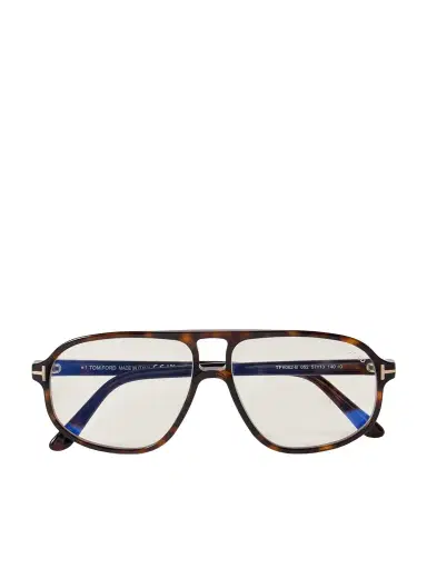 Tom Ford Aviator-style Tortoiseshell Acetate Optical Glasses | Thumbnail 1 Tom Ford Aviator-style Tortoiseshell Acetate Optical Glasses | Thumbnail 1