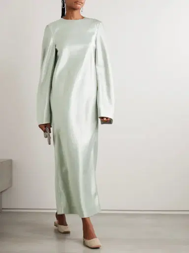 Calvin Klein Collection Alba Duchesse-satin Midi Dress | Thumbnail 2