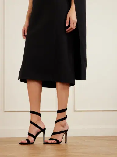 Gianvito Rossi Opera 105 Velvet Sandals | Thumbnail 2 Gianvito Rossi Opera 105 Velvet Sandals | Thumbnail 2