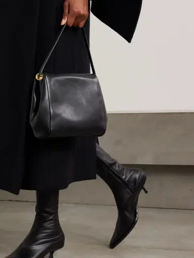 Calvin Klein Collection Tina Leather Shoulder Bag | Thumbnail 2