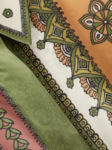 ALÉMAIS Contina Printed Satin-jacquard Shirt | Thumbnail 5