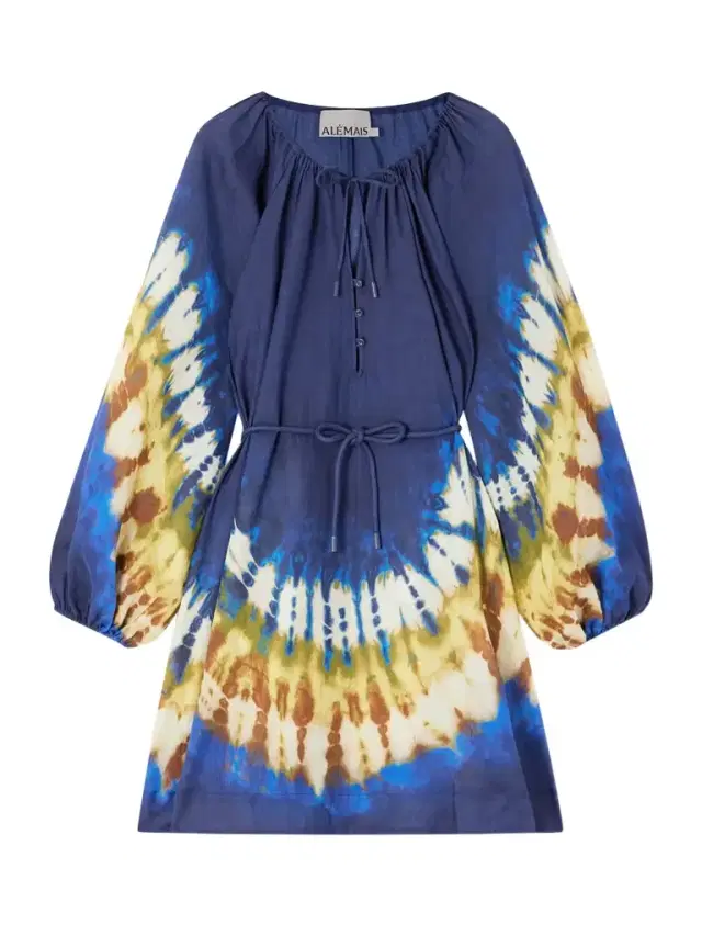 Martine Tie-dyed Ramie Mini Dress