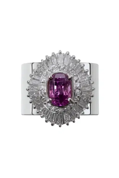 YUTAI Diamond Pink Sapphire Revive Ring | Thumbnail 1