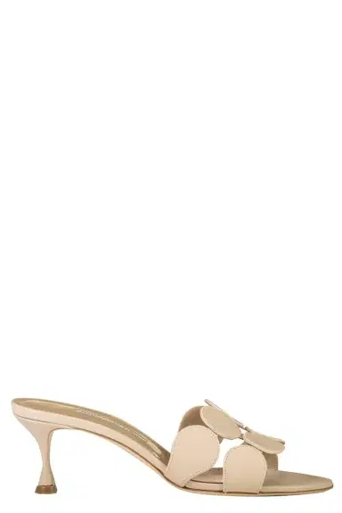 Manolo Blahnik Haribal Mule - Medium | Thumbnail 1
