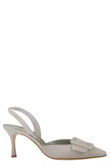 Manolo Blahnik Maysli Slingback - Light | Thumbnail 1 Manolo Blahnik Maysli Slingback - Light | Thumbnail 1