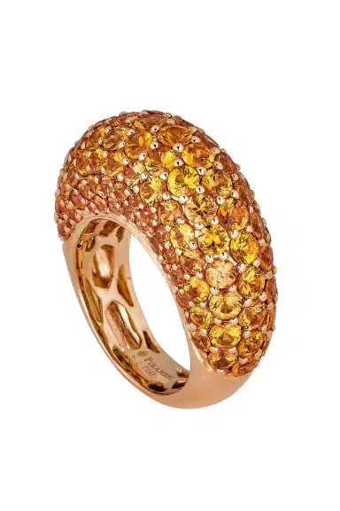 PIRANESI Orange Sapphire Ring | Thumbnail 5