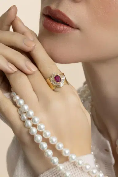 YUTAI Ruby Diamond Revive Ring | Thumbnail 3