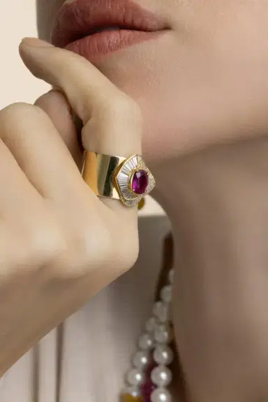 YUTAI Ruby Diamond Revive Ring | Thumbnail 4