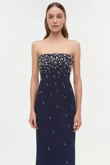 Simkhai Reign Embellished Strapless Gown | Thumbnail 3 Simkhai Reign Embellished Strapless Gown | Thumbnail 3