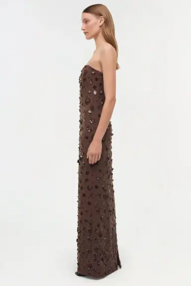 Simkhai Serafina Strapless Embellished Gown | Thumbnail 4 Simkhai Serafina Strapless Embellished Gown | Thumbnail 4