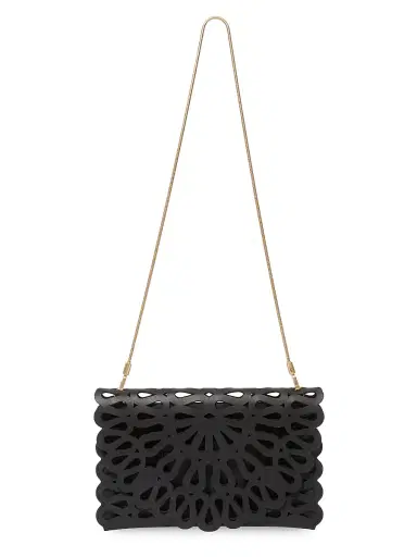 Simkhai Women's McCall Laser-Cut Leather Clutch | Thumbnail 3