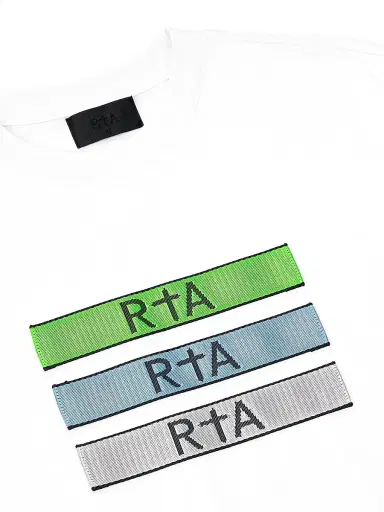 RTA Men's Lawrence Logo Cotton Shirt - White Glitch Logo - Size Medium | Thumbnail 3 RTA Men's Lawrence Logo Cotton Shirt - White Glitch Logo - Size Medium | Thumbnail 3
