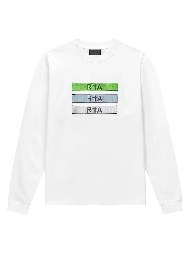 RTA Men's Lawrence Logo Cotton Shirt - White Glitch Logo