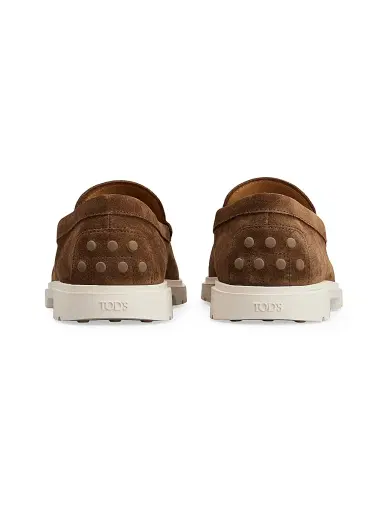 Tod's Men's Pantofola Suede Slip-On Loafers - Medium Beige - Size 12 | Thumbnail 3 Tod's Men's Pantofola Suede Slip-On Loafers - Medium Beige - Size 12 | Thumbnail 3
