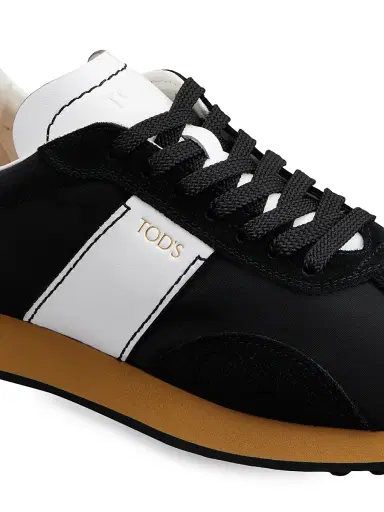 Tod's Men's T Vintage Low-Top Sneakers - Black | Thumbnail 5 Tod's Men's T Vintage Low-Top Sneakers - Black | Thumbnail 5