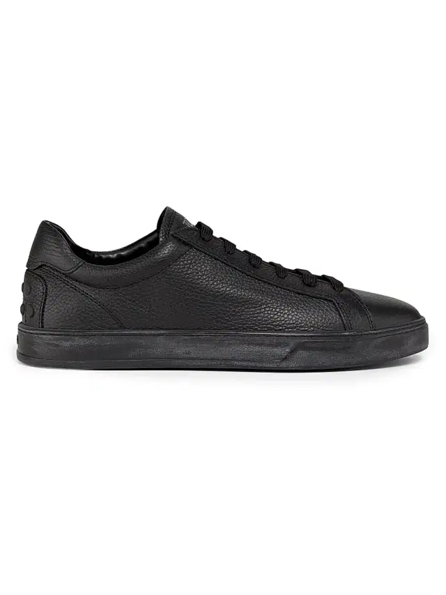 Tod's Men's Leather Low-Top Sneakers - Black