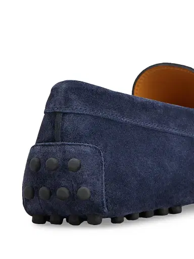Tod's Men's Mocassino Gommino Suede Driving Loafers - Blue - Size 11 | Thumbnail 5