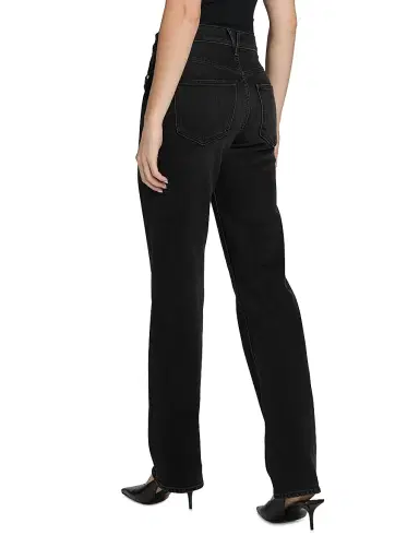 Veronica Beard Women's Harley Denim Mid-Rise Straight-Leg Jeans | Thumbnail 5