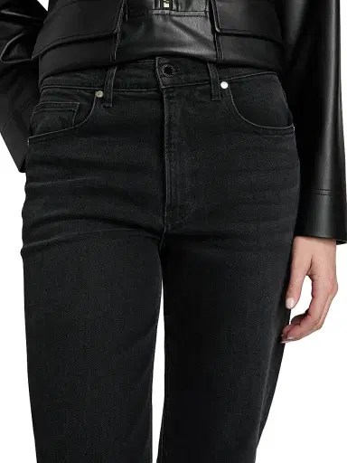 Veronica Beard Women's Harley Denim Mid-Rise Straight-Leg Jeans | Thumbnail 6