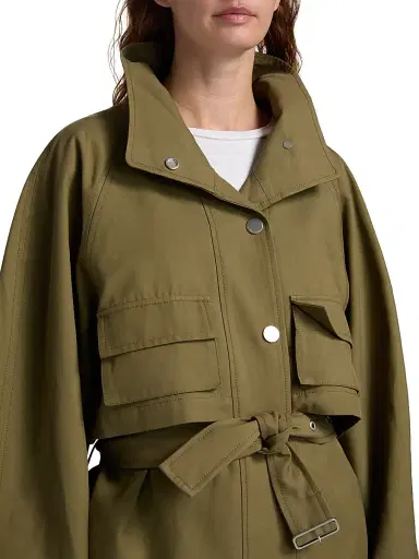3.1 Phillip Lim Women's Twill Belted Utility Jacket | Thumbnail 6 3.1 Phillip Lim Women's Twill Belted Utility Jacket | Thumbnail 6