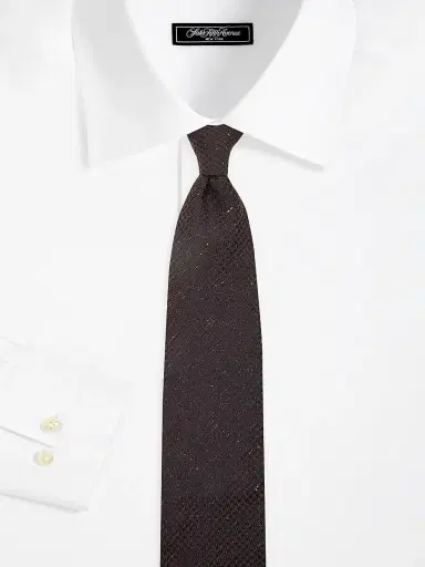 Saks Fifth Avenue Men's Houndstooth Silk Tie | Thumbnail 2