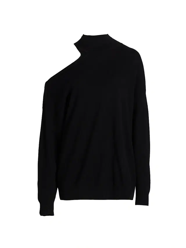 Lisa Yang Women's Capsule Alvia Cutout Cashmere Sweater - Black