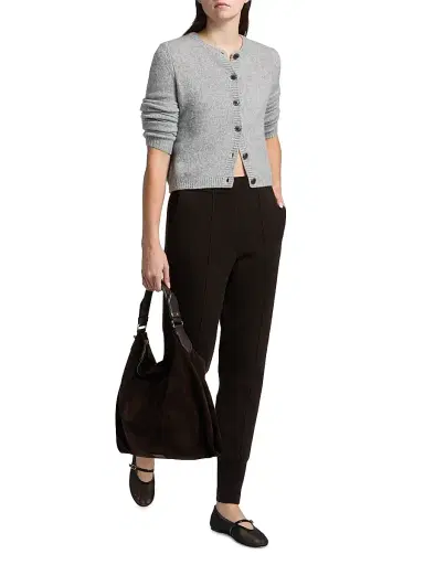 Lisa Yang Women's Capsule Aila Cashmere Trousers - Dark Oak | Thumbnail 2