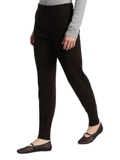 Lisa Yang Women's Capsule Aila Cashmere Trousers - Dark Oak | Thumbnail 4