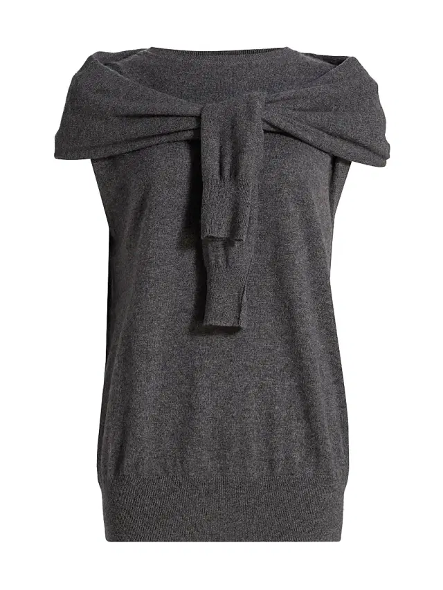 Lisa Yang Women's Othelia Cashmere Sweater - Graphite