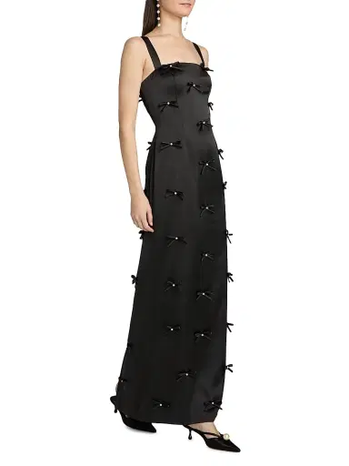 As It May Women's Amora Embellished Bow Satin Gown | Thumbnail 2 As It May Women's Amora Embellished Bow Satin Gown | Thumbnail 2