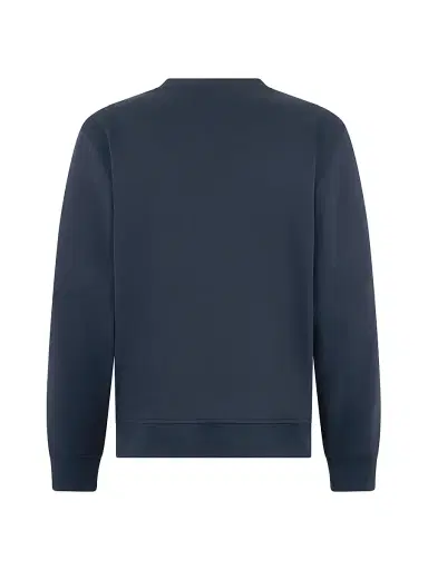 Moose Knuckles Men's Interlock Sportswear Dalon Cotton Crewneck Sweatshirt - Navy | Thumbnail 3