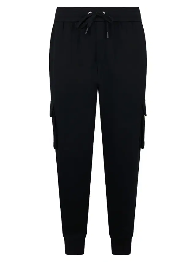 Moose Knuckles Men's Icon Sportswear Hartsfield Cotton Cargo Joggers - Black