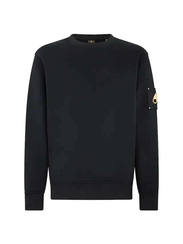 Moose Knuckles Men's Interlock Sportswear Snyder Cotton Regular-Fit Sweatshirt - Black