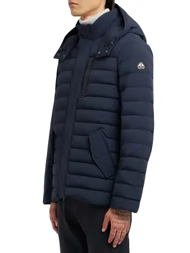 Moose Knuckles Men's Active Flex Greystone Puffer Jacket | Thumbnail 4 Moose Knuckles Men's Active Flex Greystone Puffer Jacket | Thumbnail 4