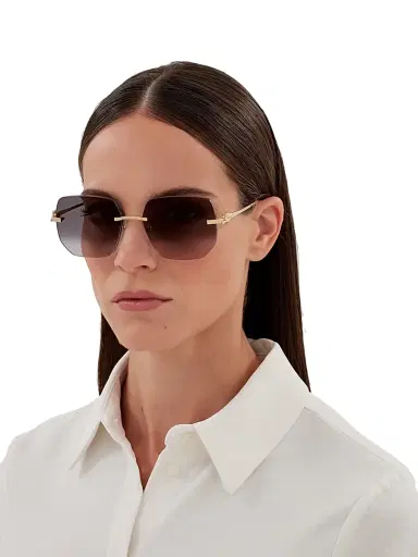 Cartier Women's Panthère Classic 57MM Square Sunglasses | Thumbnail 2