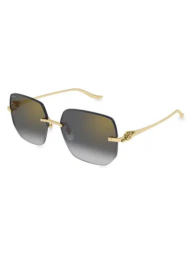 Cartier Women's Panthère Classic 57MM Square Sunglasses | Thumbnail 1