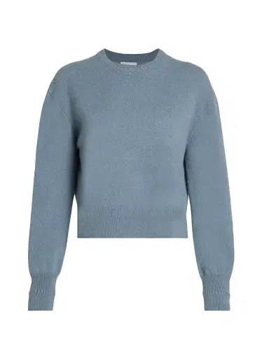 TANYA TAYLOR Women's Lexia Cashmere Sweater - Steel Blue | Thumbnail 1 TANYA TAYLOR Women's Lexia Cashmere Sweater - Steel Blue | Thumbnail 1